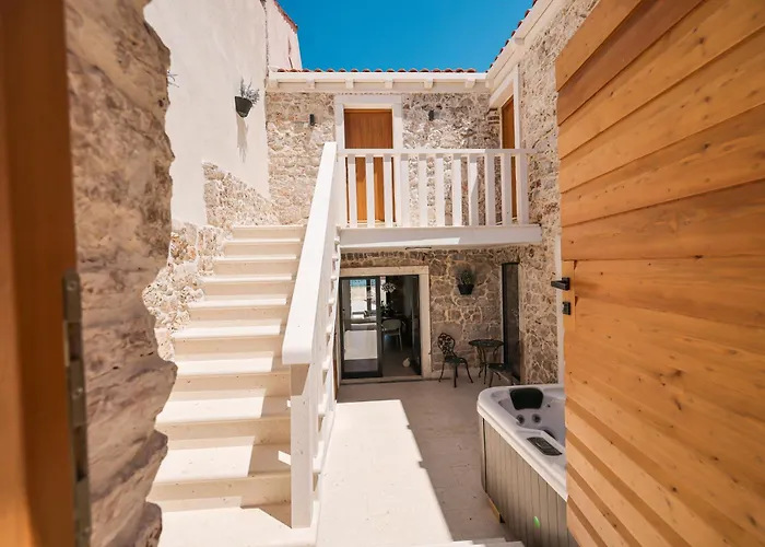 Skalja Beachfront House Magazin 别墅 Ždrelac